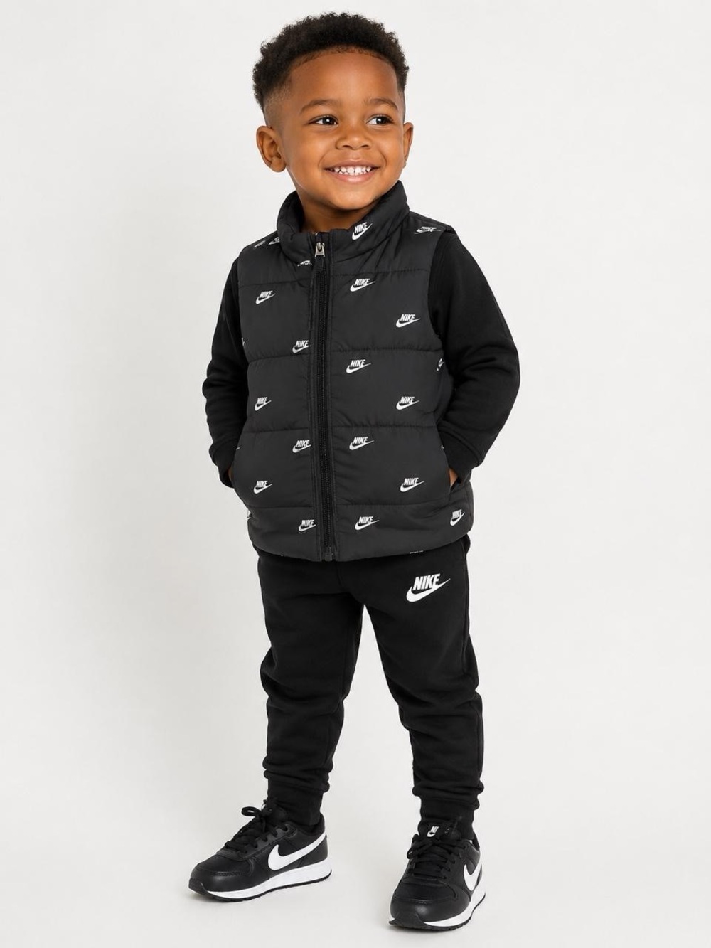 Kid wearing vest outfit